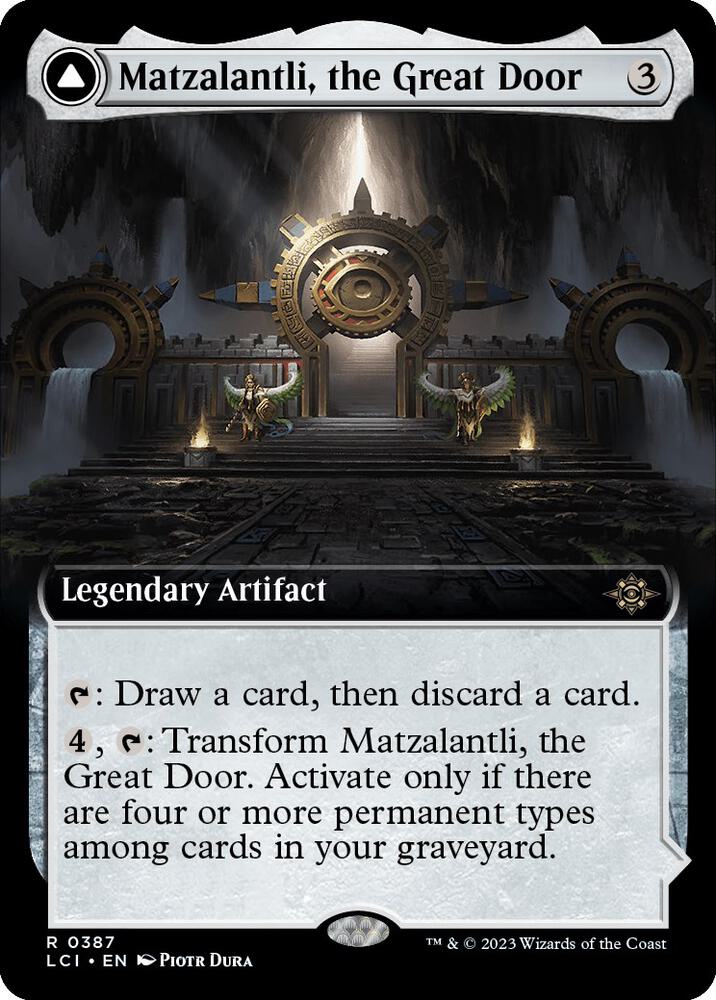 Matzalantli, the Great Door (Extended Art) 387 card from The Lost Caverns of Ixalan