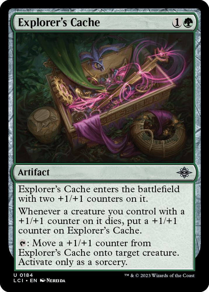 Explorer's Cache 184 card from The Lost Caverns of Ixalan