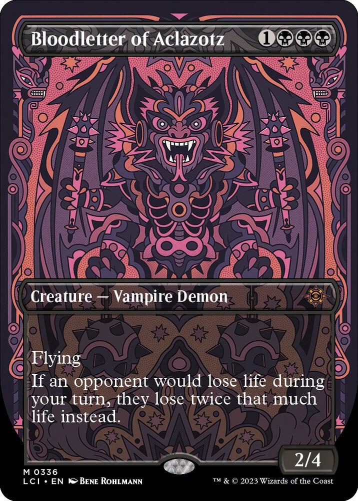 Bloodletter of Aclazotz (Borderless) 336 card from The Lost Caverns of Ixalan