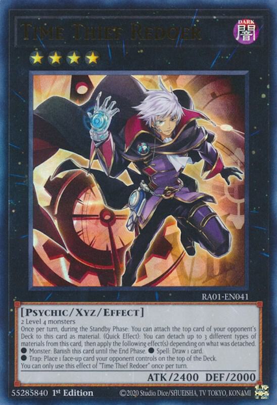 Time Thief Redoer (UR) RA01-EN041 card from 25th Anniversary Rarity Collection