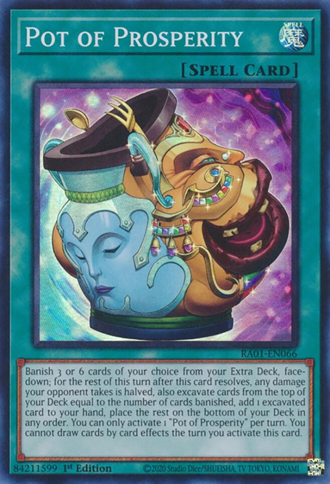 Pot of Prosperity RA01-EN066 card from 25th Anniversary Rarity Collection
