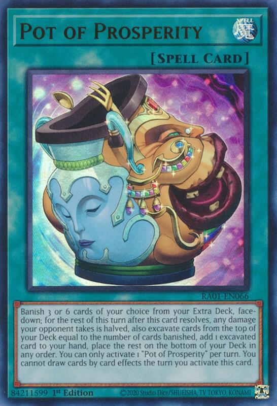 Pot of Prosperity (UR) RA01-EN066 card from 25th Anniversary Rarity Collection