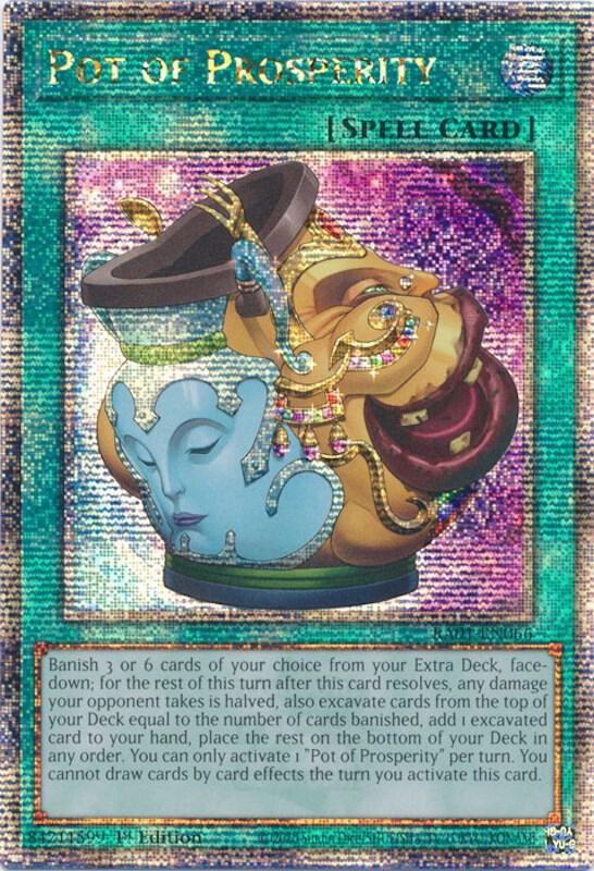 Pot of Prosperity (Quarter Century Secret Rare) RA01-EN066 card from 25th Anniversary Rarity Collection