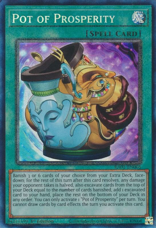 Pot of Prosperity (PCR) RA01-EN066 card from 25th Anniversary Rarity Collection