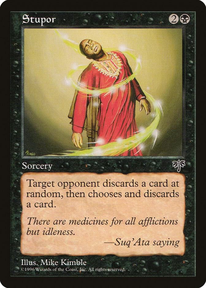Stupor card from Mirage