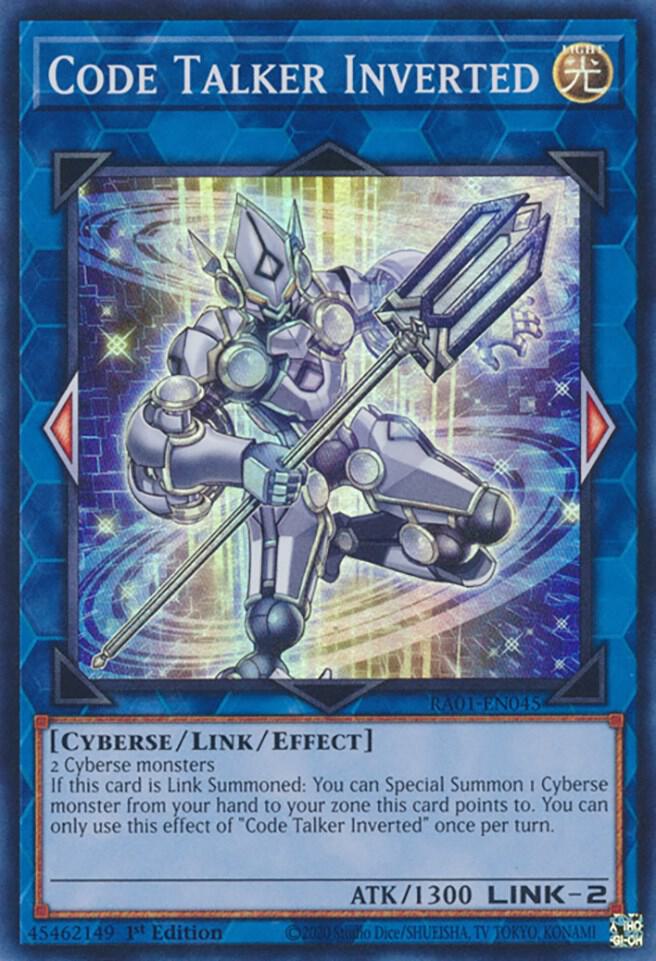 Code Talker Inverted RA01-EN045 card from 25th Anniversary Rarity Collection