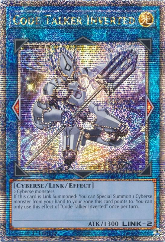Code Talker Inverted (Quarter Century Secret Rare) RA01-EN045 card from 25th Anniversary Rarity Collection