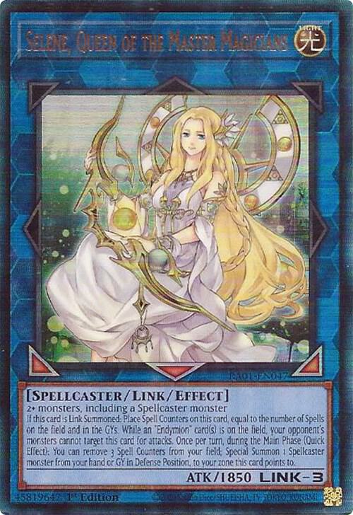 Selene, Queen of the Master Magicians (PUR) RA01-EN047 card from 25th Anniversary Rarity Collection