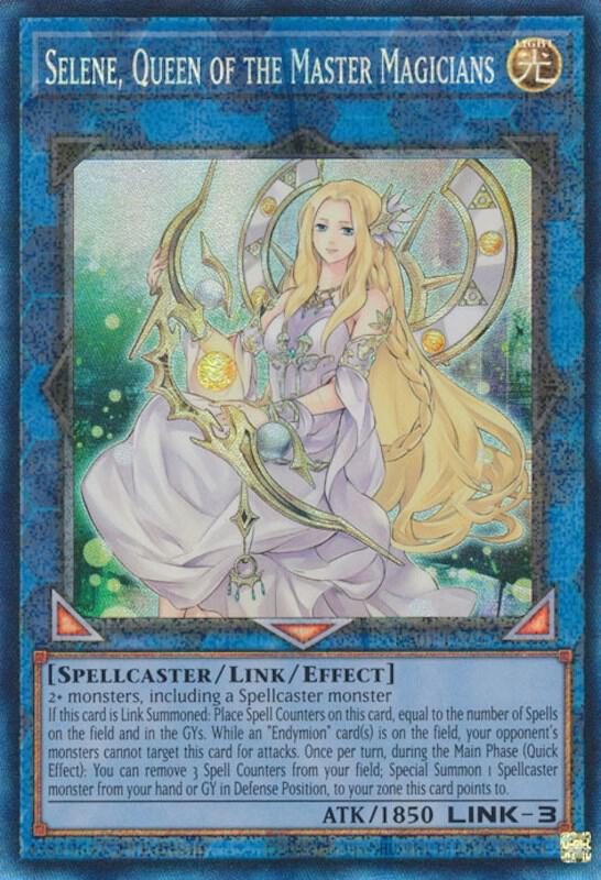 Selene, Queen of the Master Magicians (PCR) RA01-EN047 card from 25th Anniversary Rarity Collection