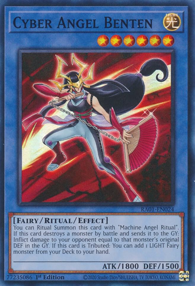 Cyber Angel Benten RA01-EN024 card from 25th Anniversary Rarity Collection
