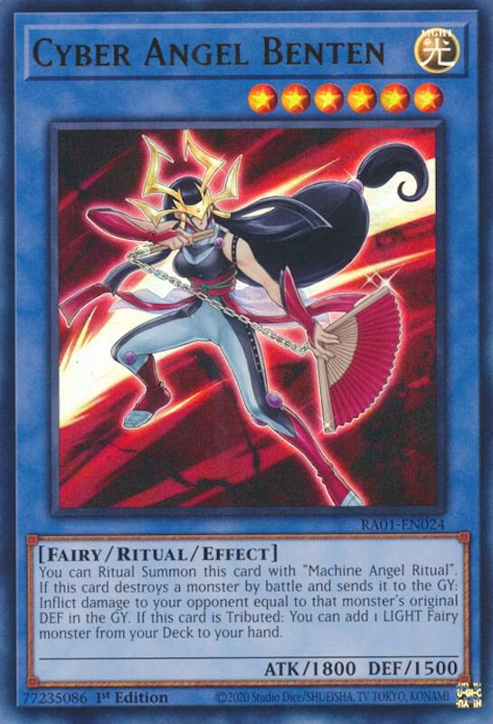Cyber Angel Benten (UR) RA01-EN024 card from 25th Anniversary Rarity Collection