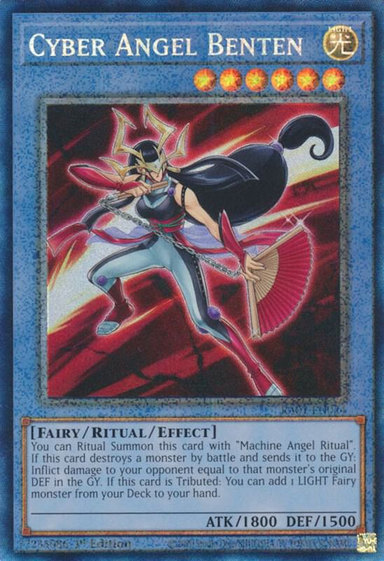 Cyber Angel Benten (PCR) RA01-EN024 card from 25th Anniversary Rarity Collection