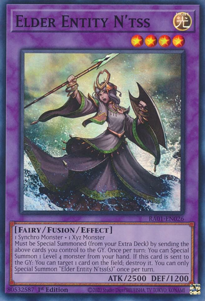 Elder Entity N'tss RA01-EN026 card from 25th Anniversary Rarity Collection