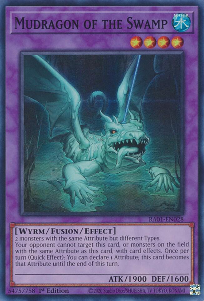 Mudragon of the Swamp RA01-EN028 card from 25th Anniversary Rarity Collection