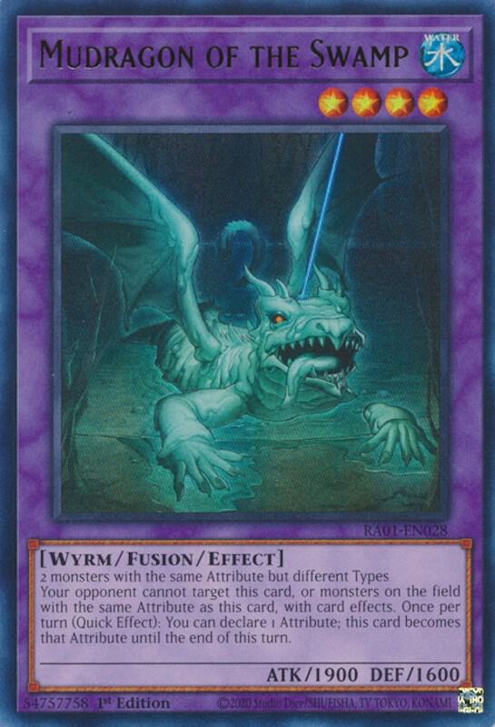 Mudragon of the Swamp (UR) RA01-EN028 card from 25th Anniversary Rarity Collection