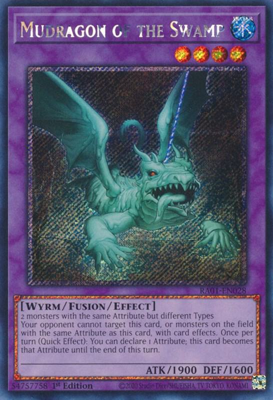Mudragon of the Swamp (Platinum Secret Rare) RA01-EN028 card from 25th Anniversary Rarity Collection
