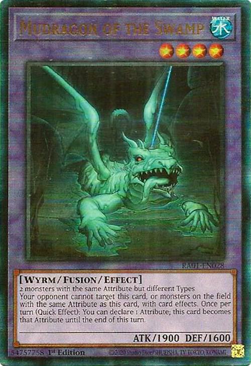 Mudragon of the Swamp (PUR) RA01-EN028 card from 25th Anniversary Rarity Collection