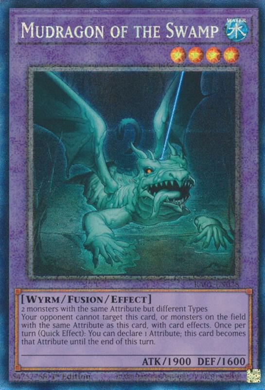 Mudragon of the Swamp (PCR) RA01-EN028 card from 25th Anniversary Rarity Collection