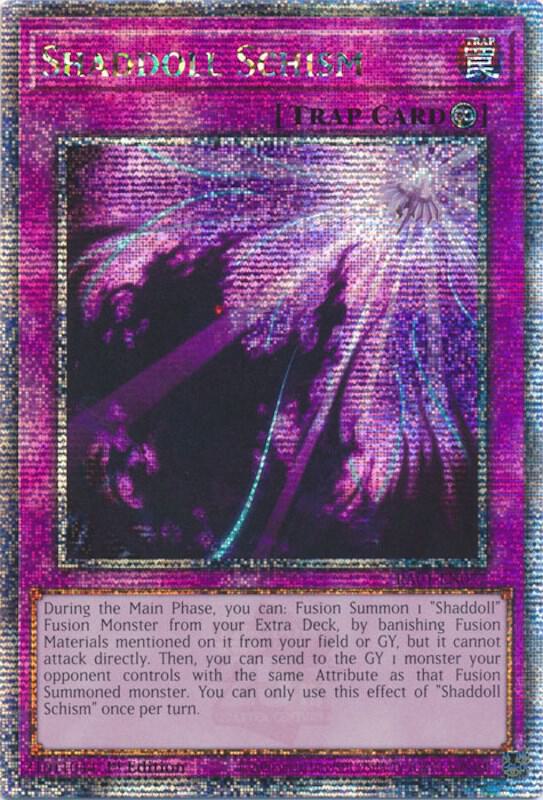 Shaddoll Schism (Quarter Century Secret Rare) RA01-EN077 card from 25th Anniversary Rarity Collection