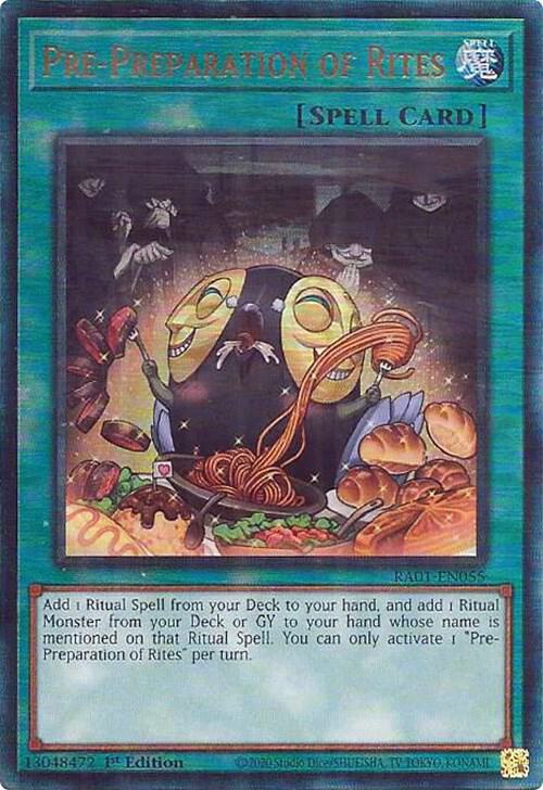 Pre-Preparation of Rites (PUR) RA01-EN055 card from 25th Anniversary Rarity Collection