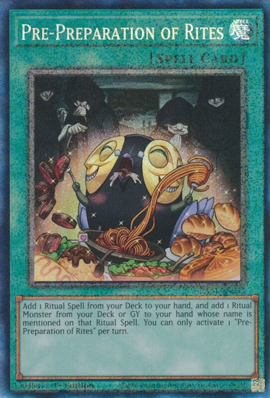 Pre-Preparation of Rites (PCR) RA01-EN055 card from 25th Anniversary Rarity Collection