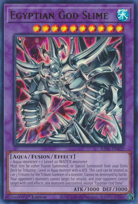 Egyptian God Slime (UR) RA01-EN029 card from 25th Anniversary Rarity Collection