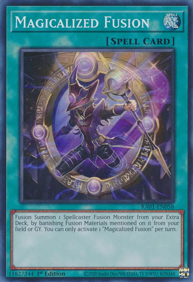Magicalized Fusion RA01-EN058 card from 25th Anniversary Rarity Collection
