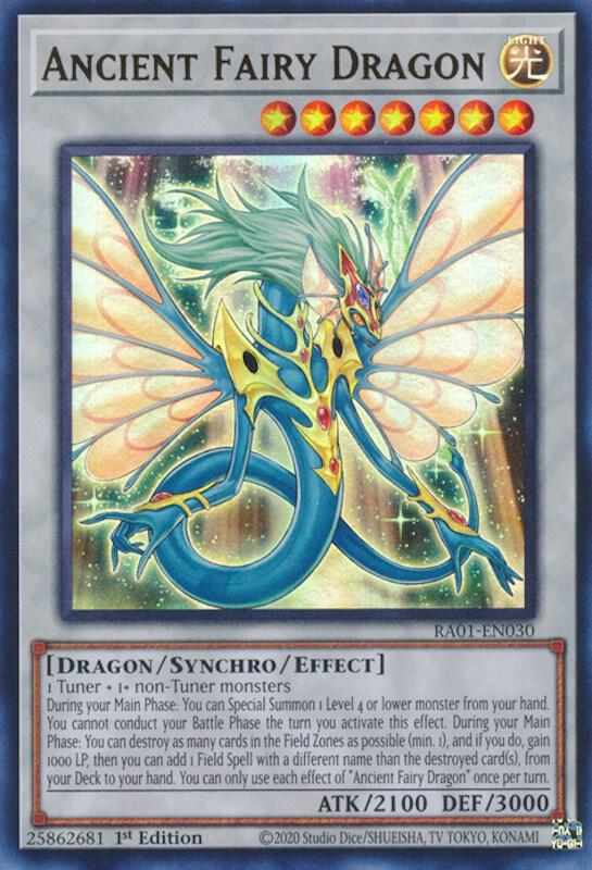 Ancient Fairy Dragon (UR) RA01-EN030 card from 25th Anniversary Rarity Collection
