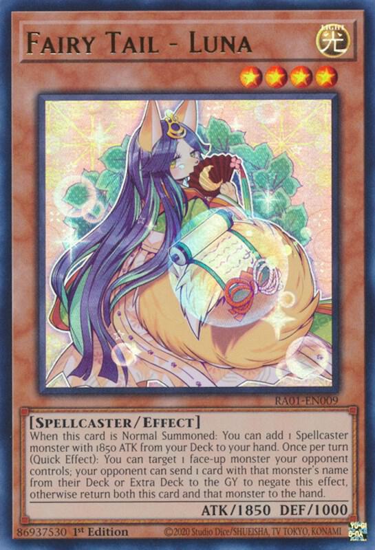 Fairy Tail - Luna (UR) RA01-EN009 card from 25th Anniversary Rarity Collection