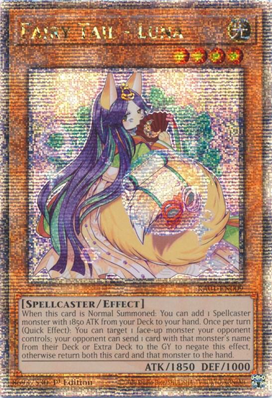 Fairy Tail - Luna (Quarter Century Secret Rare) RA01-EN009 card from 25th Anniversary Rarity Collection