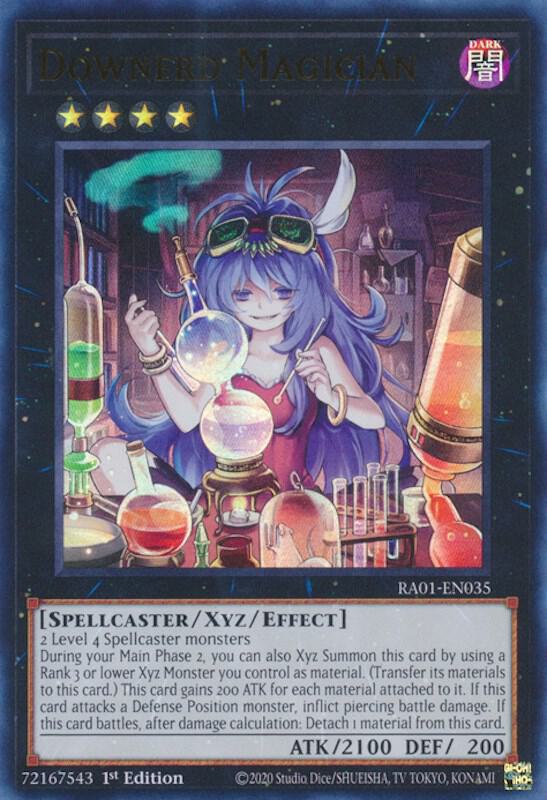 Downerd Magician (UR) RA01-EN035 card from 25th Anniversary Rarity Collection