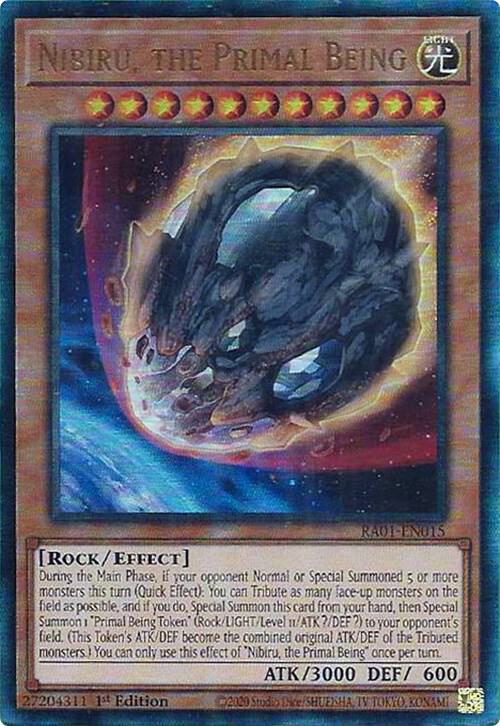 Nibiru, the Primal Being (PUR) RA01-EN015 card from 25th Anniversary Rarity Collection