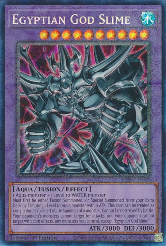 Egyptian God Slime (PCR) RA01-EN029 card from 25th Anniversary Rarity Collection