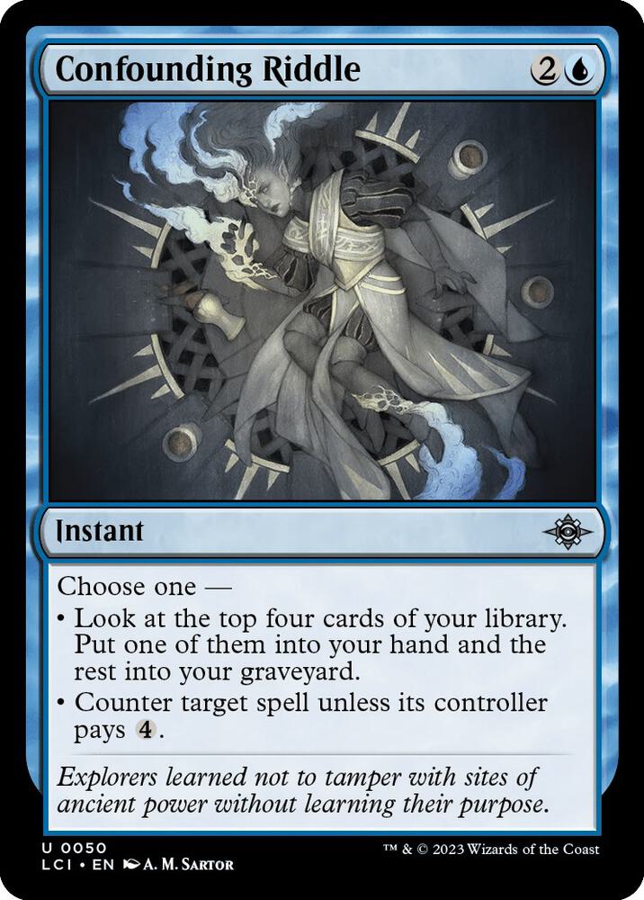 Confounding Riddle 50 card from The Lost Caverns of Ixalan