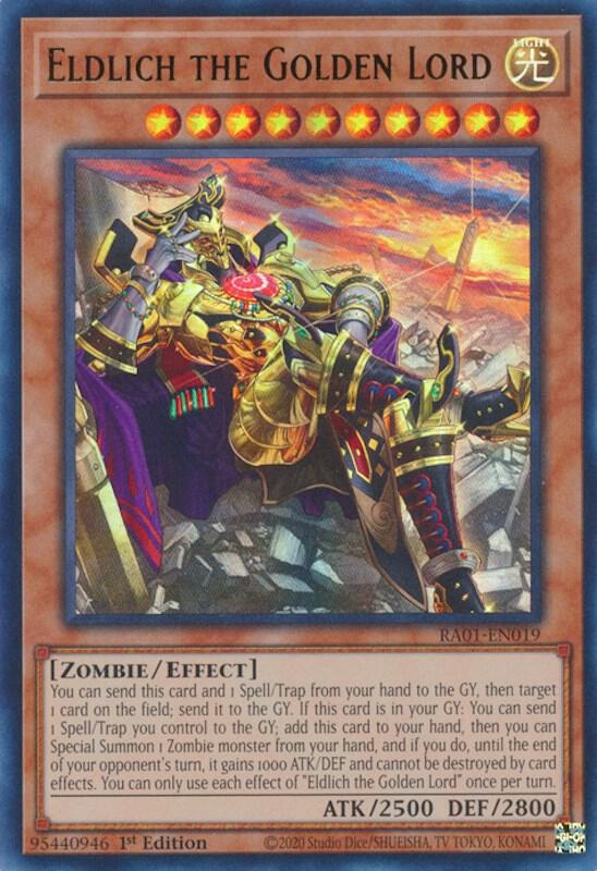Eldlich the Golden Lord (Alternate Art) (UR) RA01-EN019 card from 25th Anniversary Rarity Collection