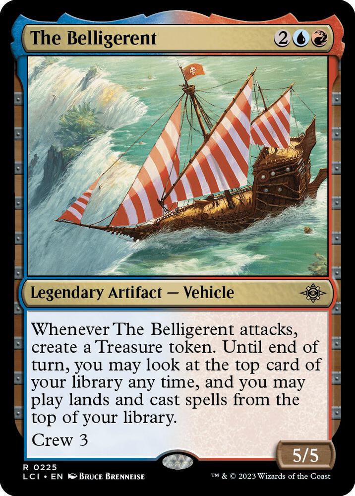 The Belligerent 225 card from The Lost Caverns of Ixalan