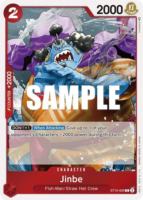 Jinbe ST10-005 card from Ultra Deck: The Three Captains