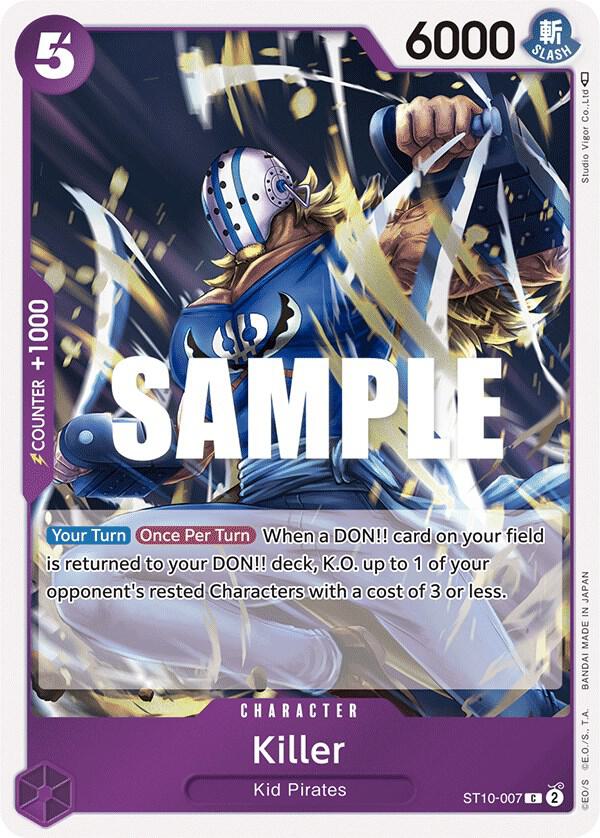 Killer ST10-007 card from Ultra Deck: The Three Captains