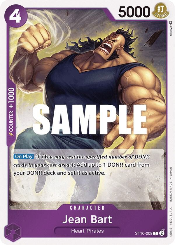 Jean Bart ST10-009 card from Ultra Deck: The Three Captains