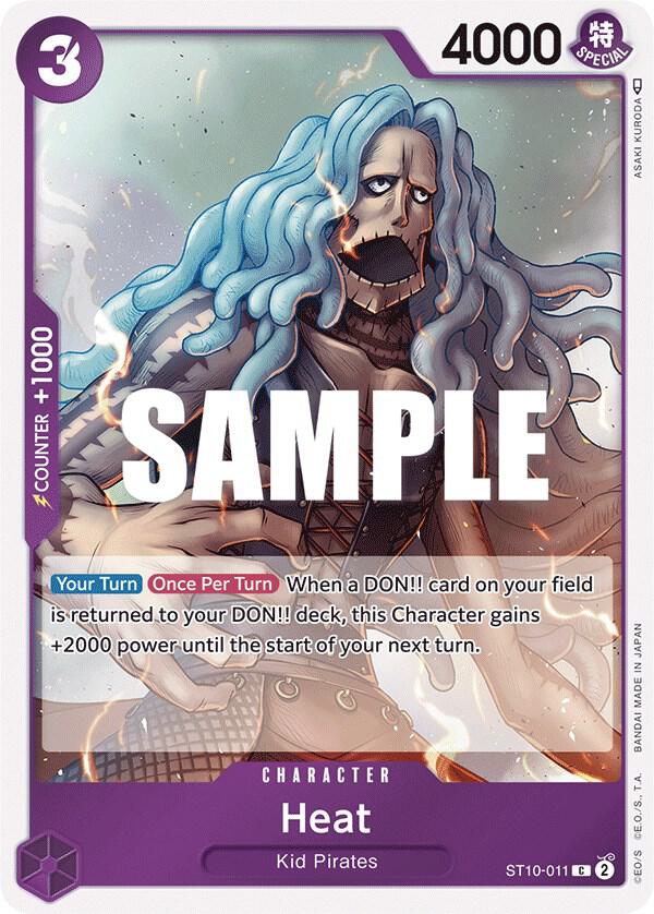 Heat ST10-011 card from Ultra Deck: The Three Captains