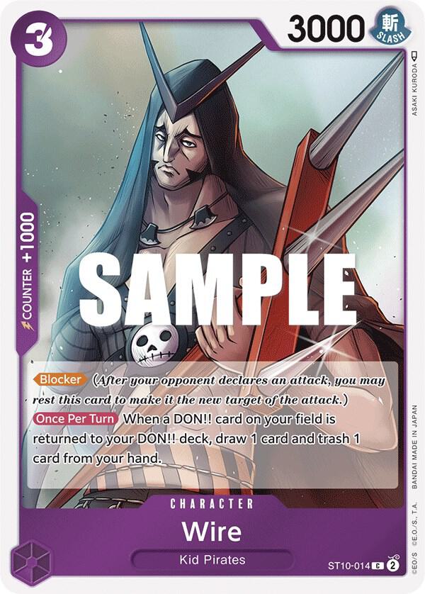Wire ST10-014 card from Ultra Deck: The Three Captains