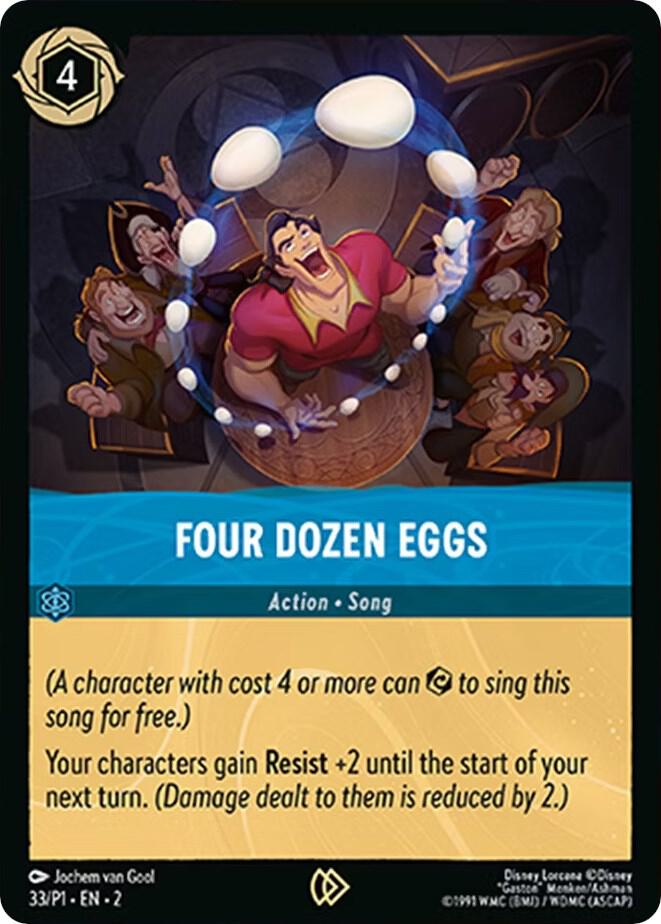 Four Dozen Eggs 33 card from Disney Lorcana Promo Cards
