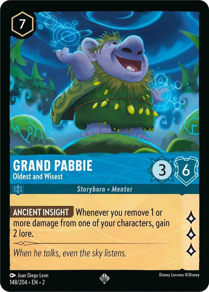 Grand Pabbie - Oldest and Wisest 148/204 card from Rise of the Floodborn
