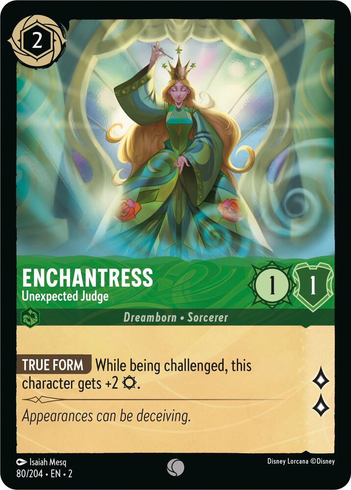 Enchantress - Unexpected Judge 80/204 card from Rise of the Floodborn