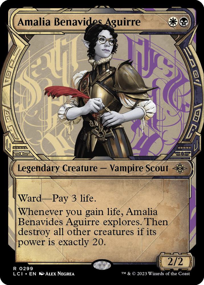 Amalia Benavides Aguirre (Showcase) 299 card from The Lost Caverns of Ixalan
