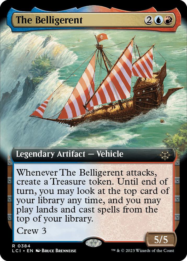 The Belligerent (Extended Art) 384 card from The Lost Caverns of Ixalan