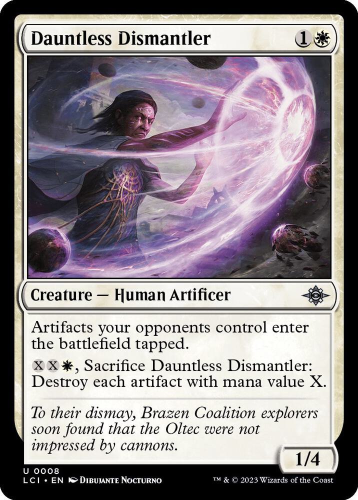 Dauntless Dismantler 8 card from The Lost Caverns of Ixalan