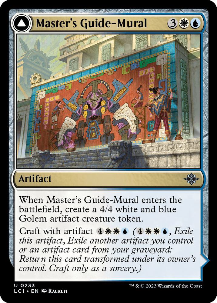 Master's Guide-Mural 233 card from The Lost Caverns of Ixalan