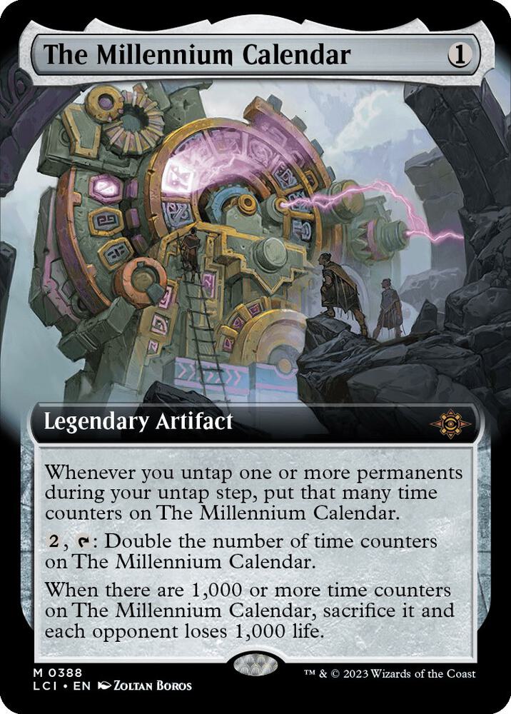 The Millennium Calendar (Extended Art) 388 card from The Lost Caverns of Ixalan