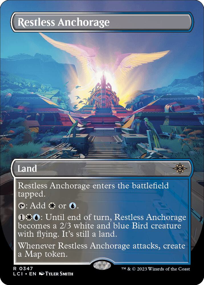 Restless Anchorage (Borderless) 347 card from The Lost Caverns of Ixalan